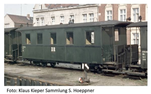 Melzer Modellbau 801102-F - Personenwagen 970-864 der Prignitzer Schmalspurbahnen